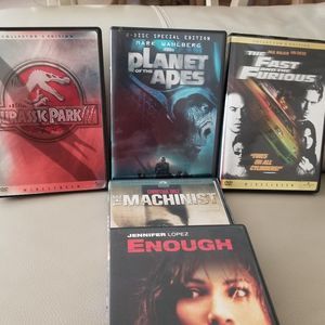 MOVIE DVDS IN ORIGINAL CASES.